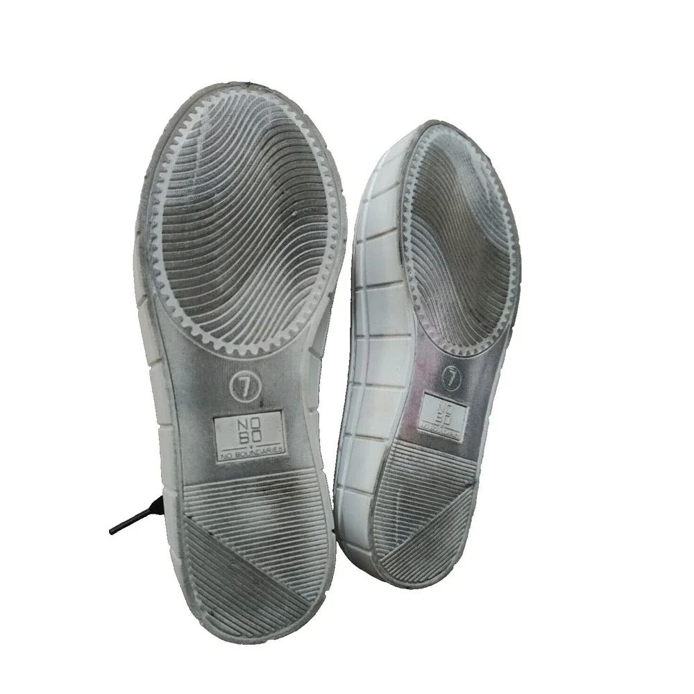 No Boundaries Chunky Lug Low‎ Top Sneakers Women's Size 7 Black Platform Shoes